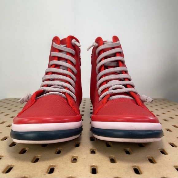 Camper Women’s Hoops Red Ankle Zip Sneaker Bootie Size US 9/ EU 40 - Picture 3 of 10